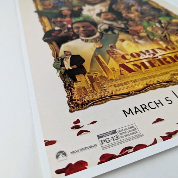 Coming 2 America 11x17 Poster and Zamunda Flag - Picture 3 of 10